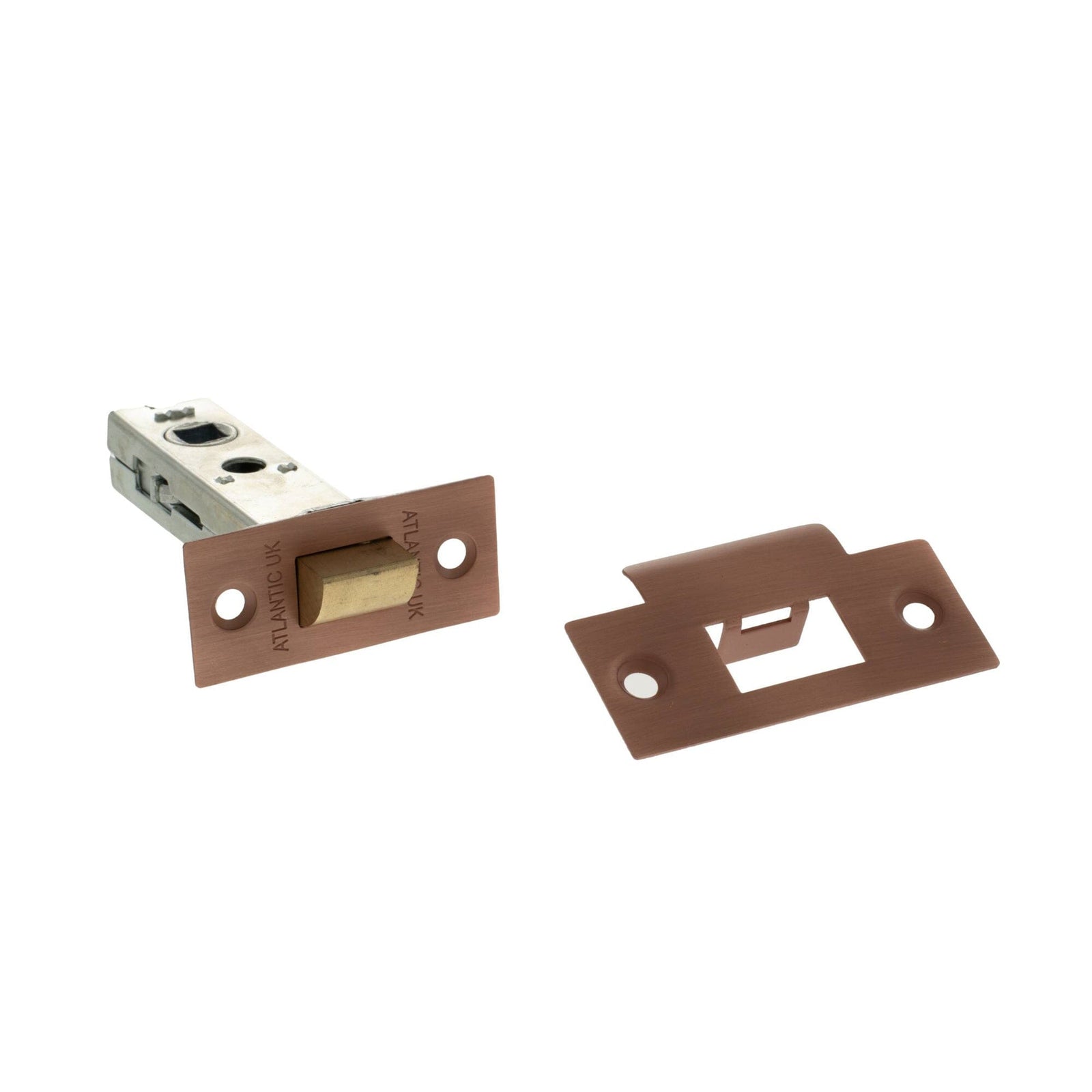 Atlantic Heavy Duty Bolt Through Tubular Latch 3" Tubular Latch Atlantic 3" Urban Satin Copper 