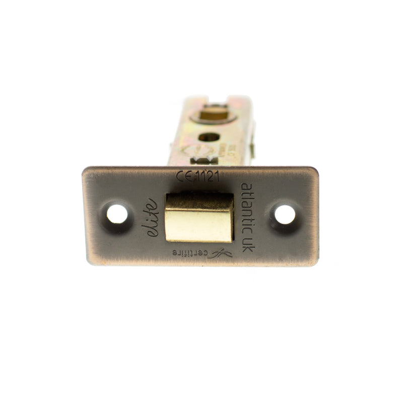 Atlantic Fire-Rated CE Marked Bolt Through Tubular Latch 3"