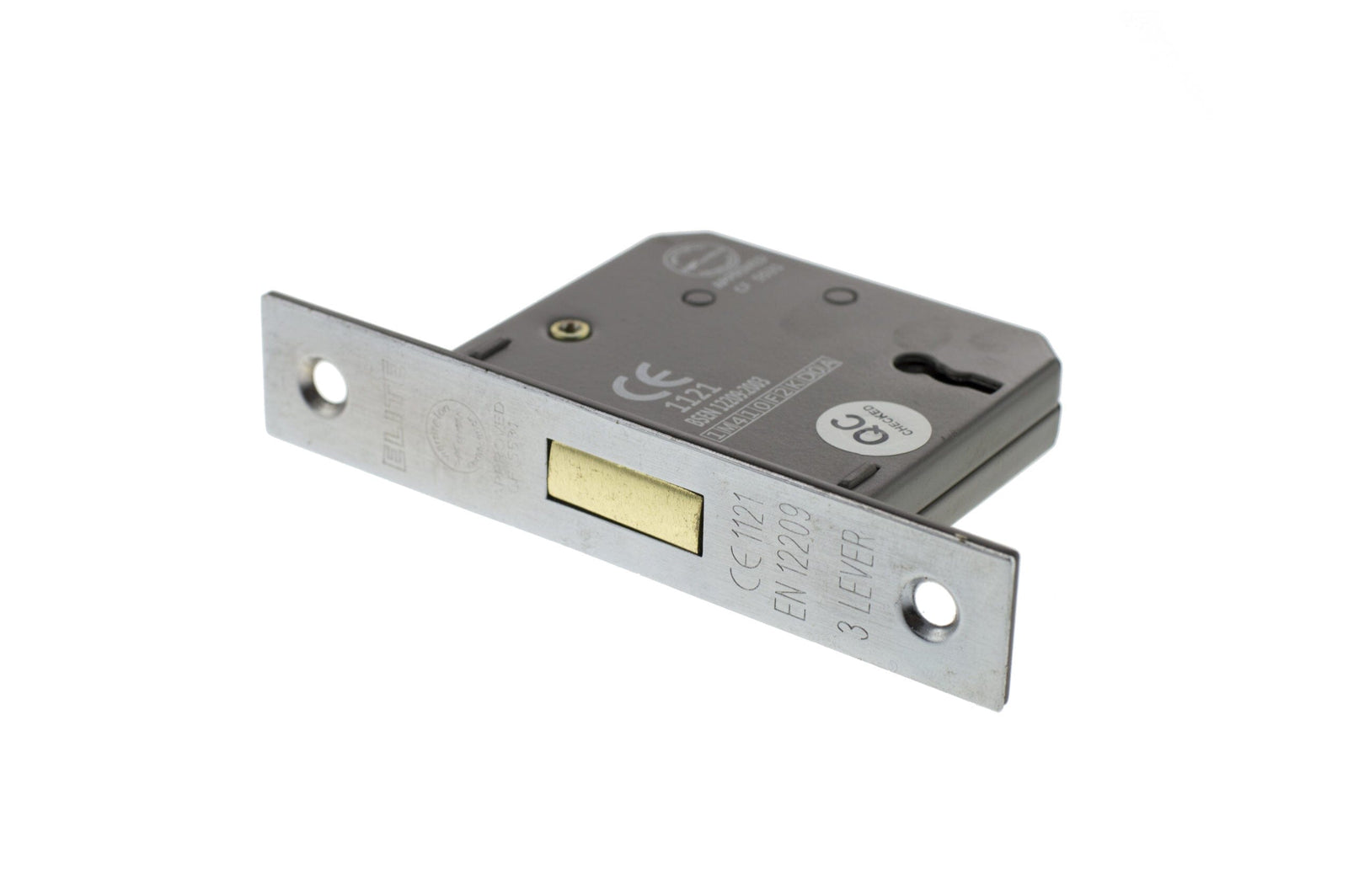 Atlantic 3 Lever Key Deadlock 2.5" Deadlock Atlantic 2.5" Satin Chrome 