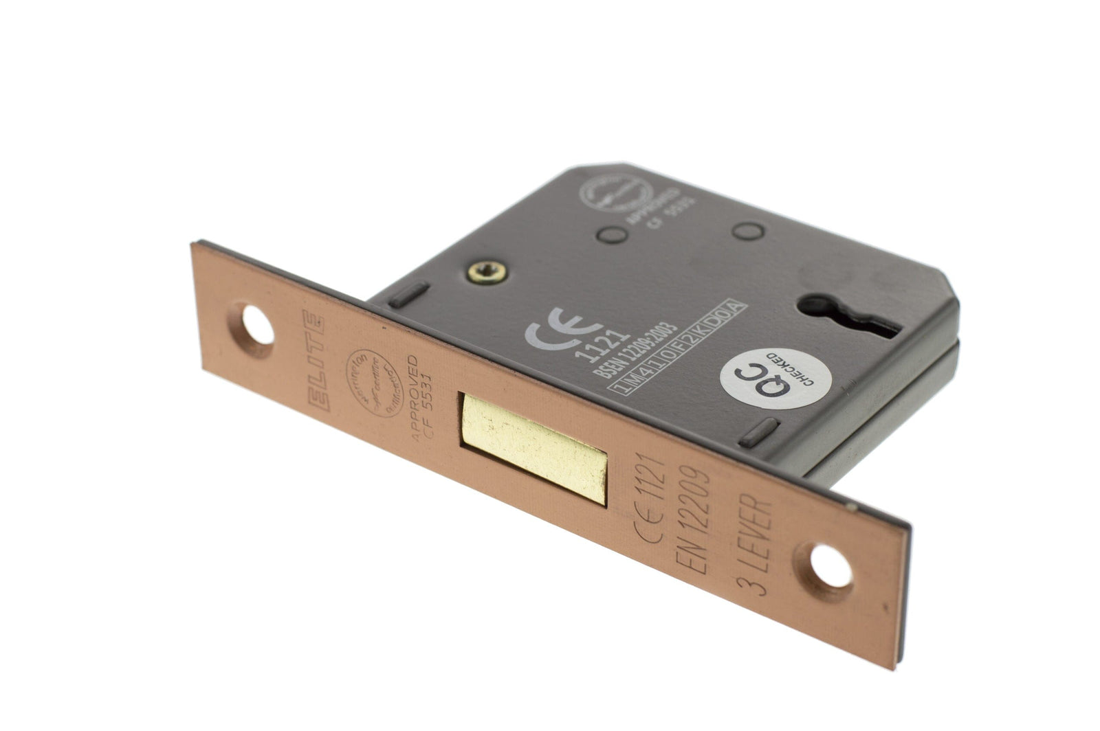 Atlantic 3 Lever Key Deadlock 2.5" Deadlock Atlantic 2.5" Urban Satin Copper 