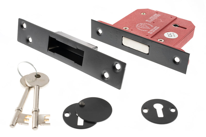 Atlantic 5 Lever Key Deadlock British Standard 2.5"