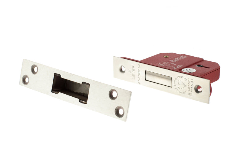 Atlantic 5 Lever Key Deadlock British Standard 3"