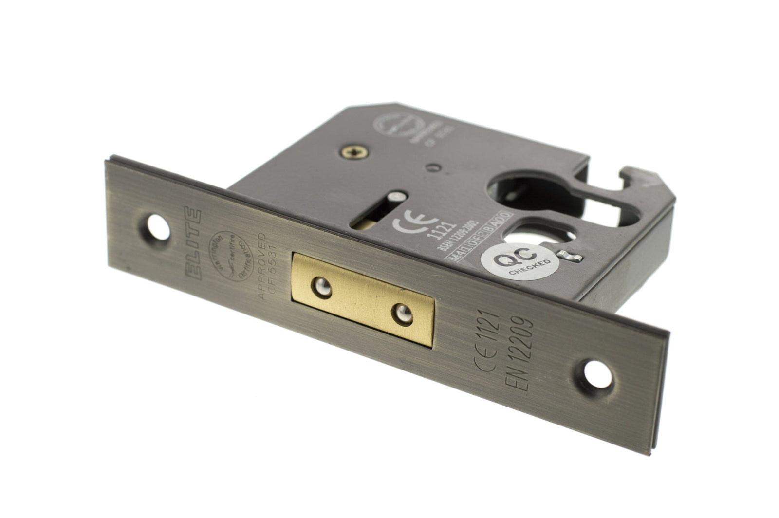 Atlantic Euro Deadlock 2.5" Deadlock Atlantic 2.5" Matt Antique Brass 