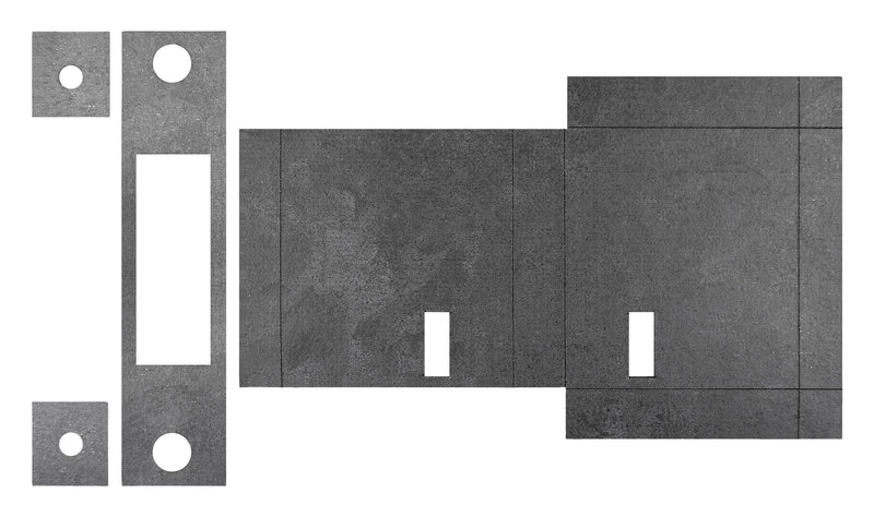 Atlantic Deadlock 3LK Intumescent Lock Kit FD60 1mm Intumescent Lock Kit Atlantic 