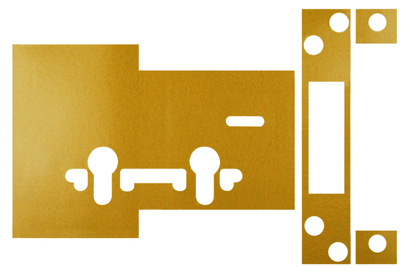 Atlantic Deadlock Euro & 5LK Intumescent Lock Kit FD30 0.8mm Intumescent Lock Kit Atlantic 