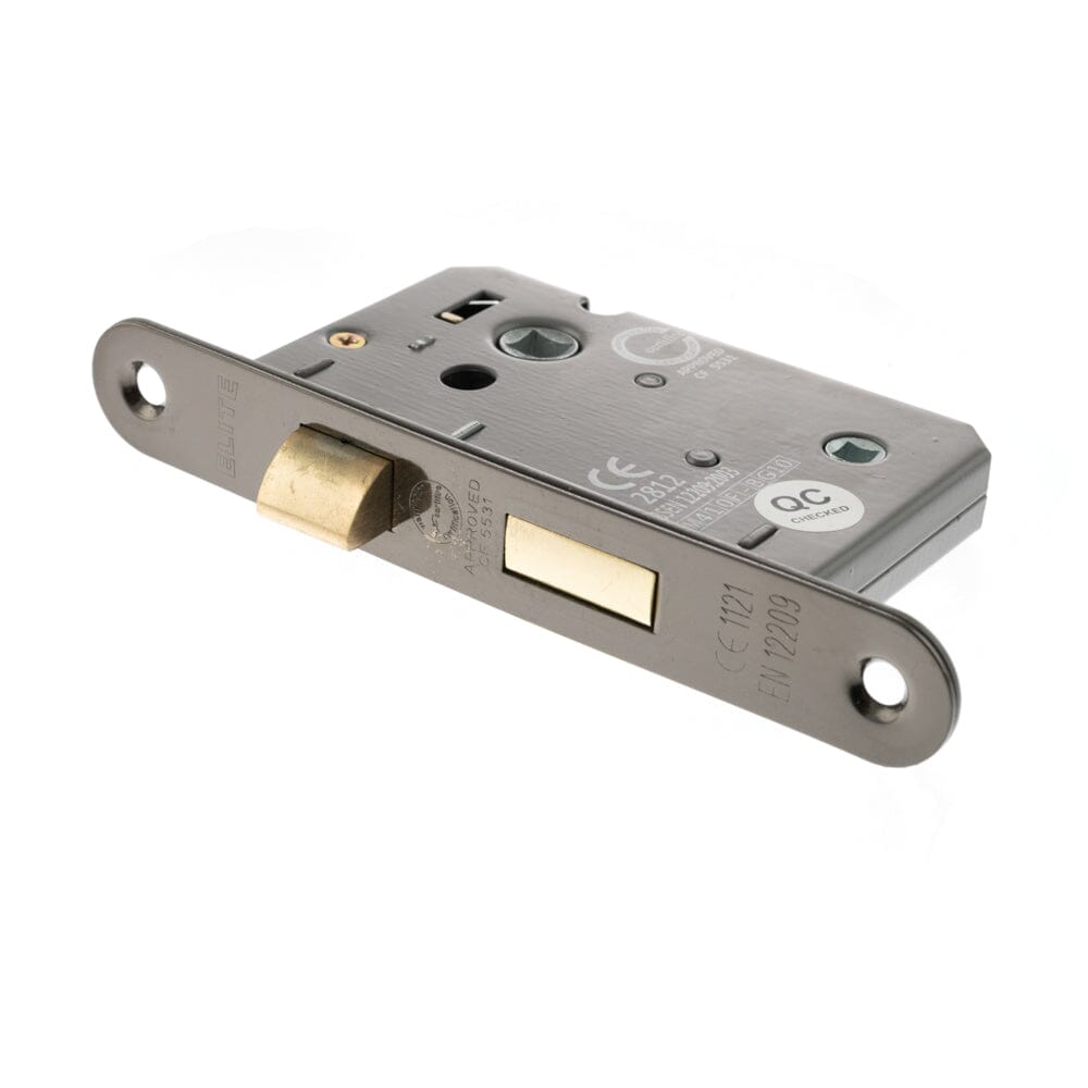 Atlantic Radius Corner Bathroom Lock