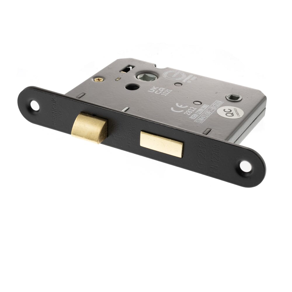 Atlantic Radius Corner Bathroom Lock