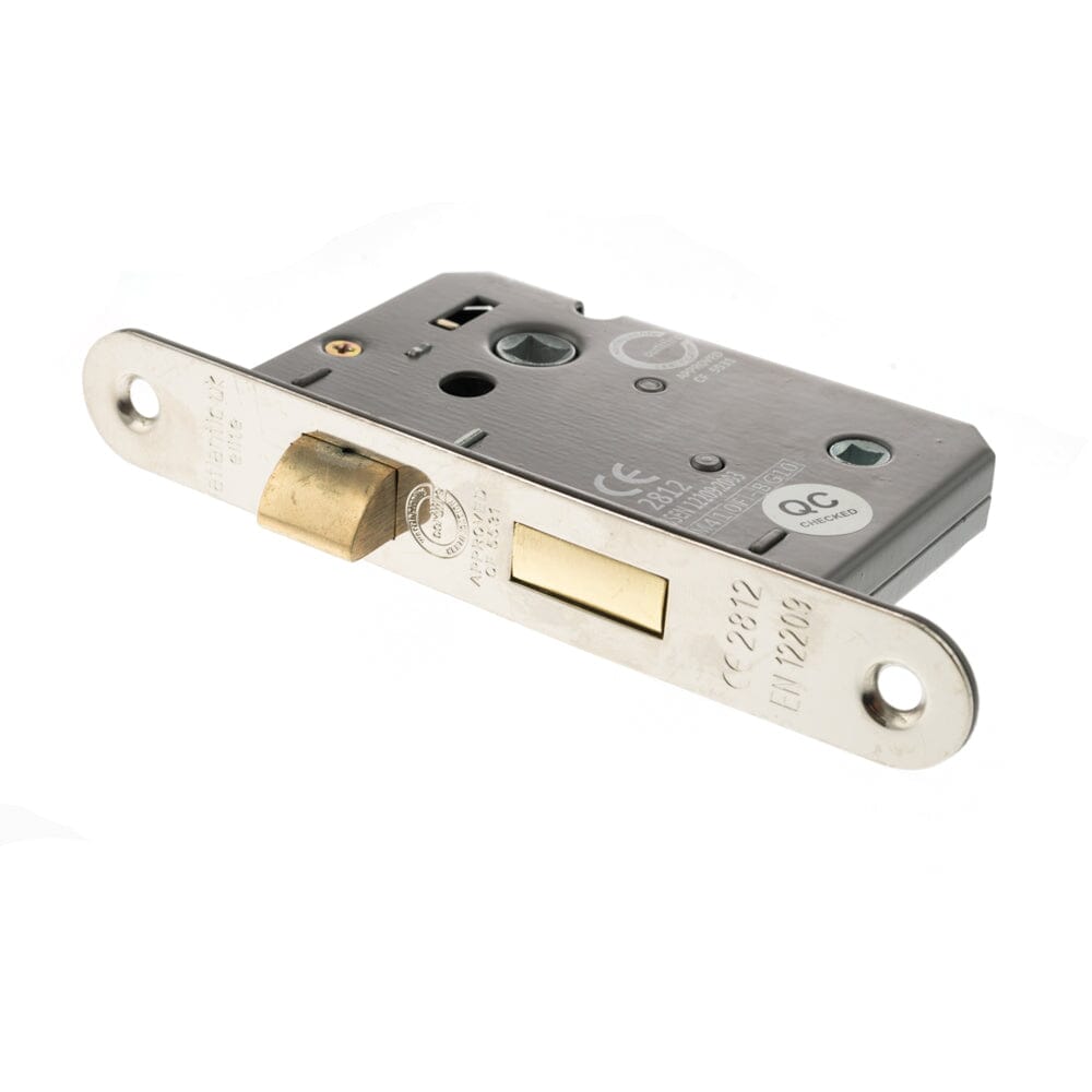 Atlantic Radius Corner Bathroom Lock