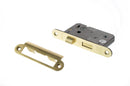 Atlantic Radius Corner Bathroom Lock 3" Bathroom Lock Atlantic 3" Satin Brass 