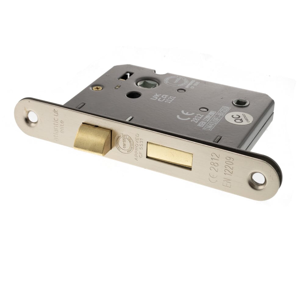 Atlantic Radius Corner Bathroom Lock