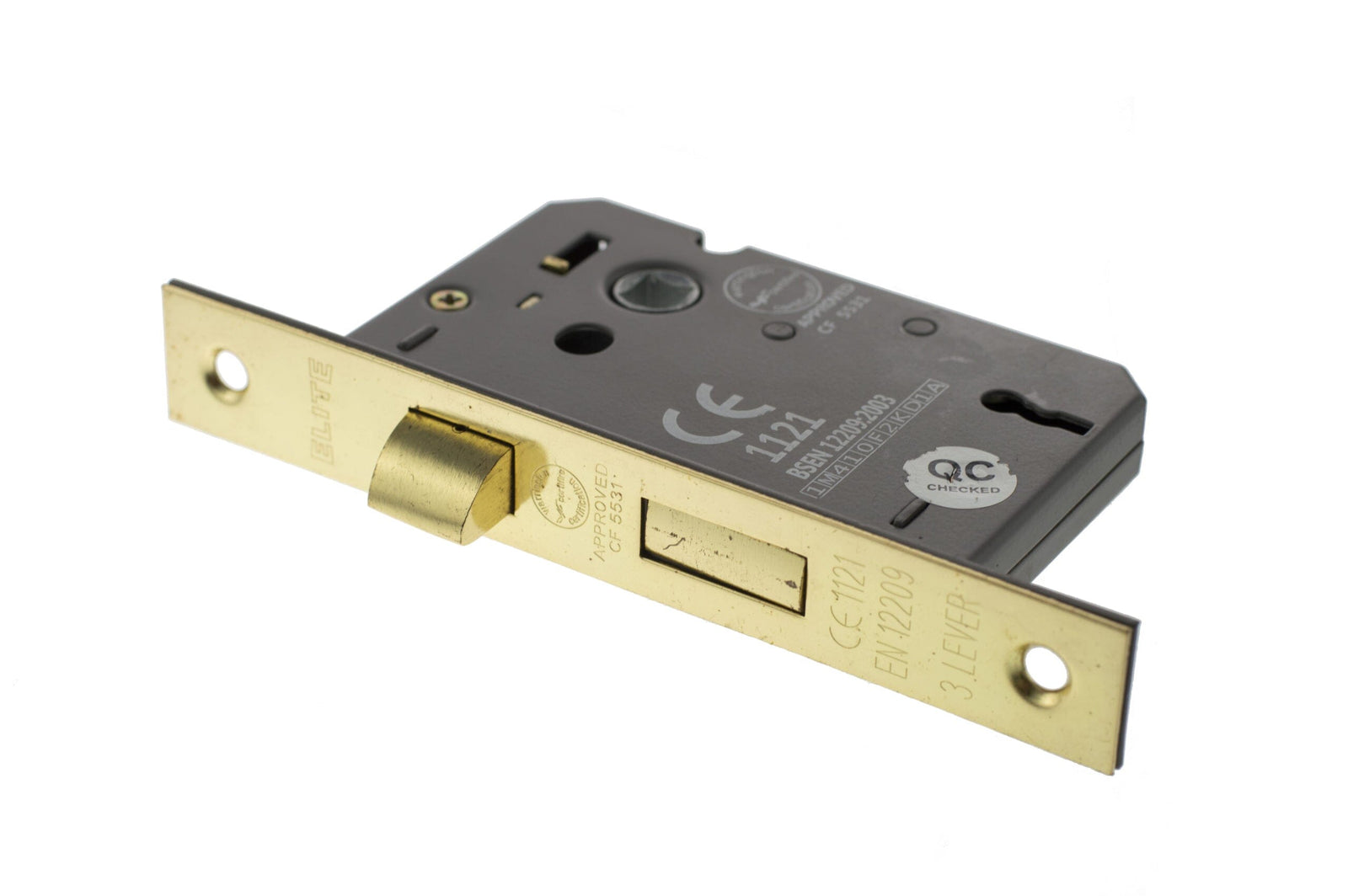 Atlantic 3 Lever Key Sashlock 3" Sashlock Atlantic 3" Polished Brass 