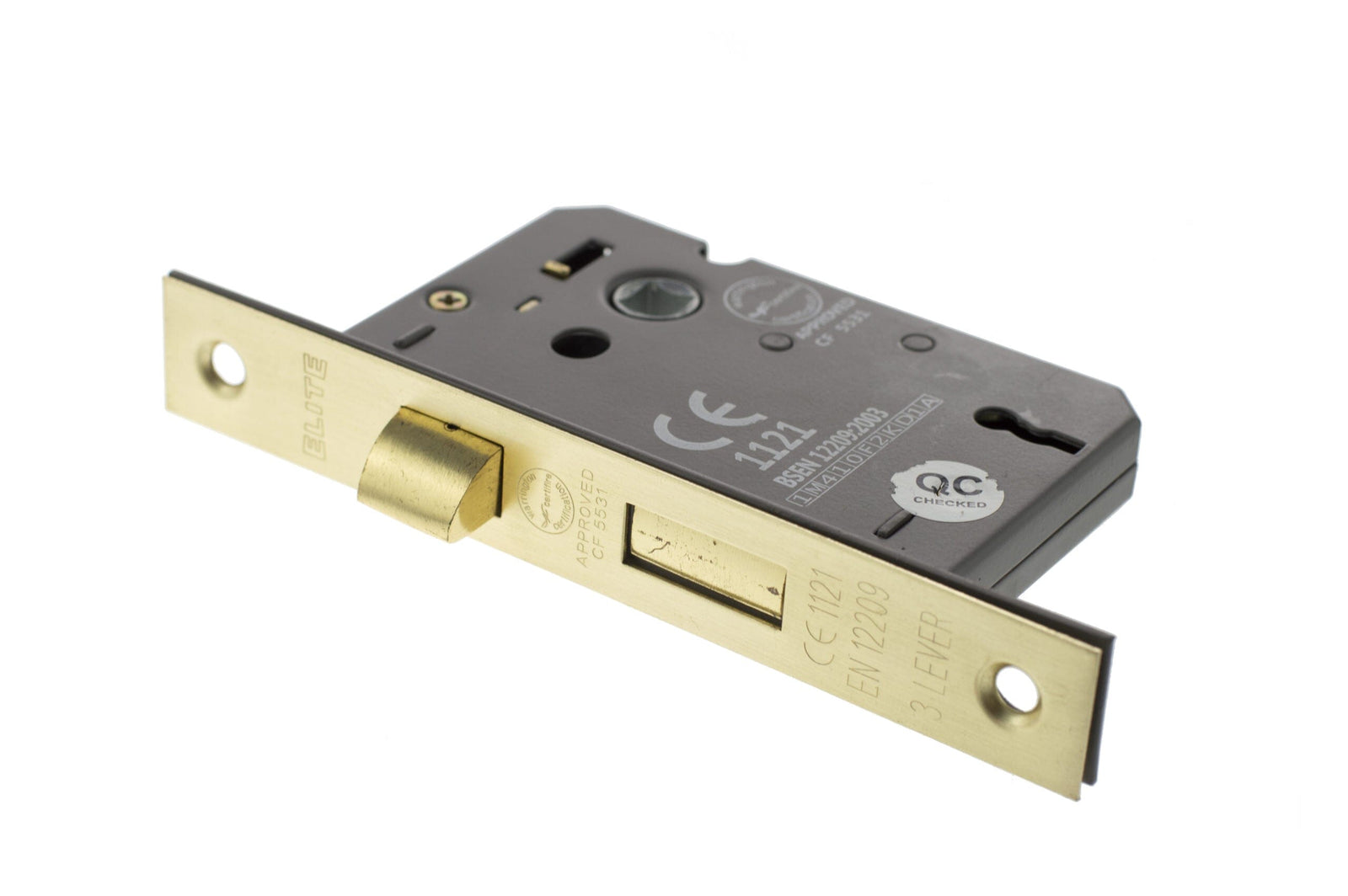 Atlantic 3 Lever Key Sashlock 3" Sashlock Atlantic 3" Satin Brass 
