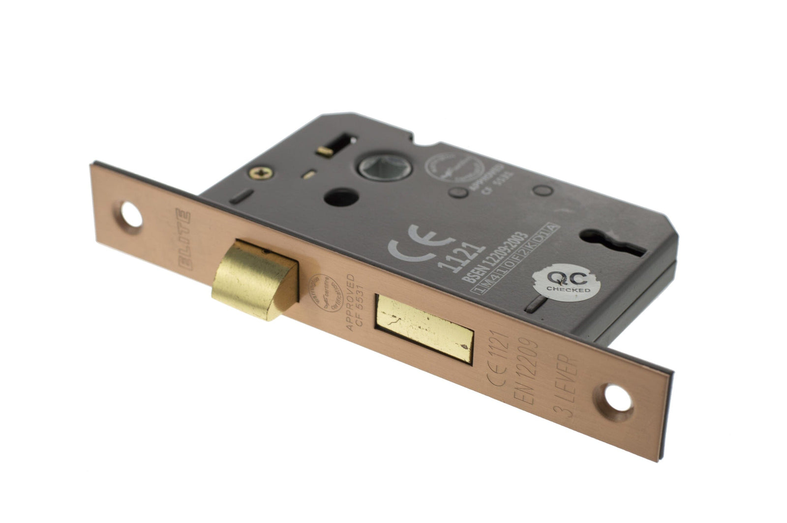 Atlantic 3 Lever Key Sashlock 3" Sashlock Atlantic 3" Urban Satin Copper 