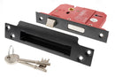 Atlantic 5 Lever Key Sashlock British Standard 3" Sashlock Atlantic 3" Matt Black 