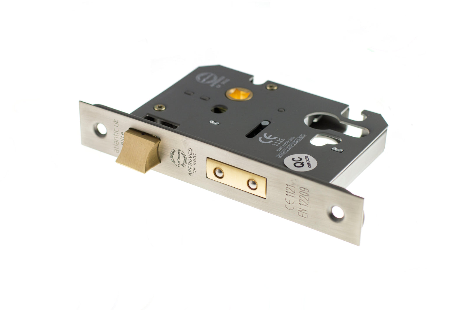 Atlantic Euro Sashlock 3" Sashlock Atlantic 3" Matt Gun Metal 