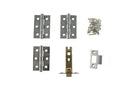 Atlantic Latch Pack 3" (Latch x1) + 3"x2" (Hinge x3) Tubular Latch Atlantic 3" (Latch x1) + 3"x2" (Hinge x3) Satin Chrome 