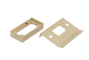 Atlantic Rebate Kit to suit Tubular Latch Rebate Kit Atlantic Each Polished Brass 