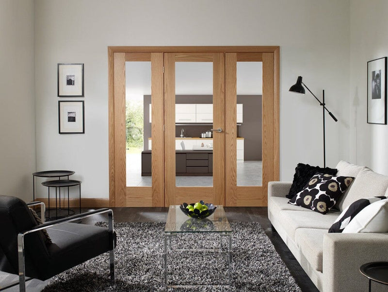 Oak Easi Frame Internal Door System (Excludes Doors) Room Divider XL Joinery 