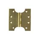 Atlantic (Solid Brass) Parliament Hinges 4" x 2" x 4mm Hinges Atlantic 4" x 2" x 4mm Pair Polished Brass