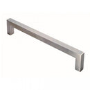 Atlantic Mitred Pull Handle Bolt Through 450mm x 19mm Pull Handle Atlantic 450mm x 19mm Satin Stainless Steel 