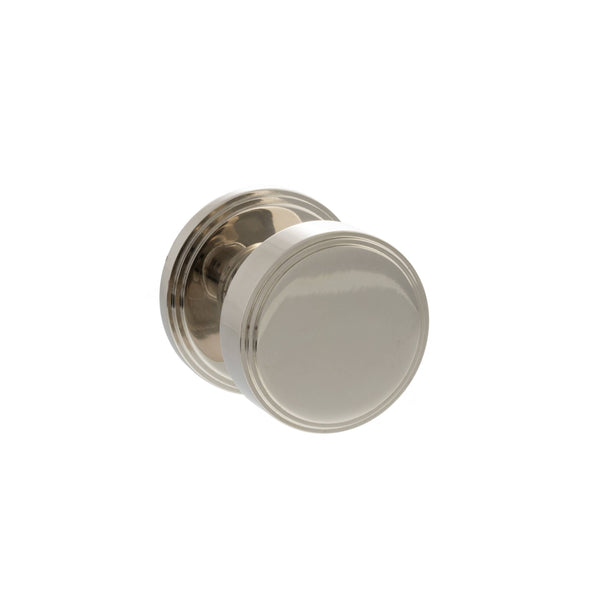 Millhouse Brass Boulton Solid Brass Stepped Mortice Door Knob on Concealed Fix Rose