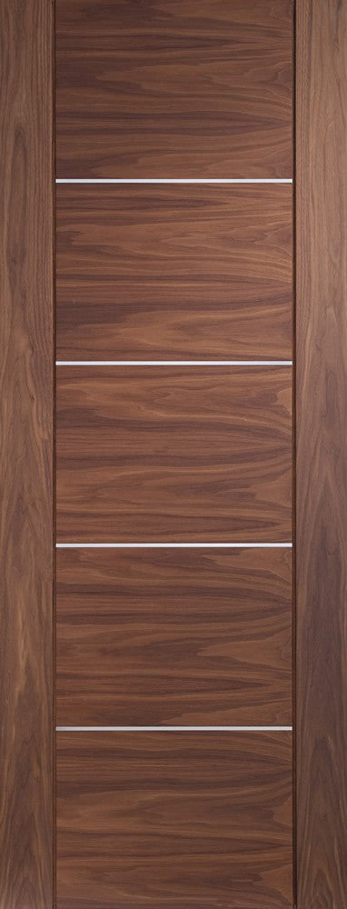 Portici Pre-Finished Internal Walnut Fire Door