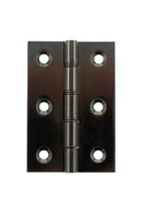 Atlantic Washered Hinges 3" x 2" x 2.2mm Hinges Atlantic 3" x 2" x 2.2mm Pair Black Nickel