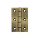 Atlantic Washered Hinges 3" x 2" x 2.2mm Hinges Atlantic 3" x 2" x 2.2mm Pair Matt Antique Brass