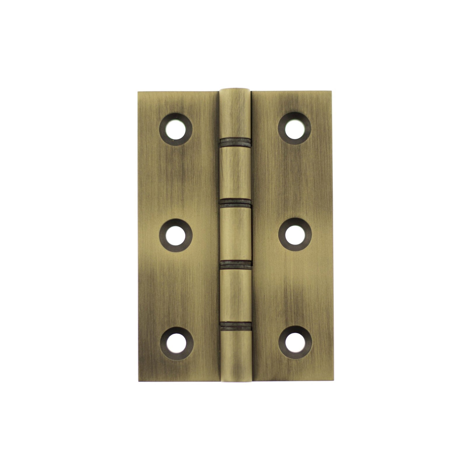 Atlantic Washered Hinges 3" x 2" x 2.2mm Hinges Atlantic 3" x 2" x 2.2mm Pair Matt Antique Brass