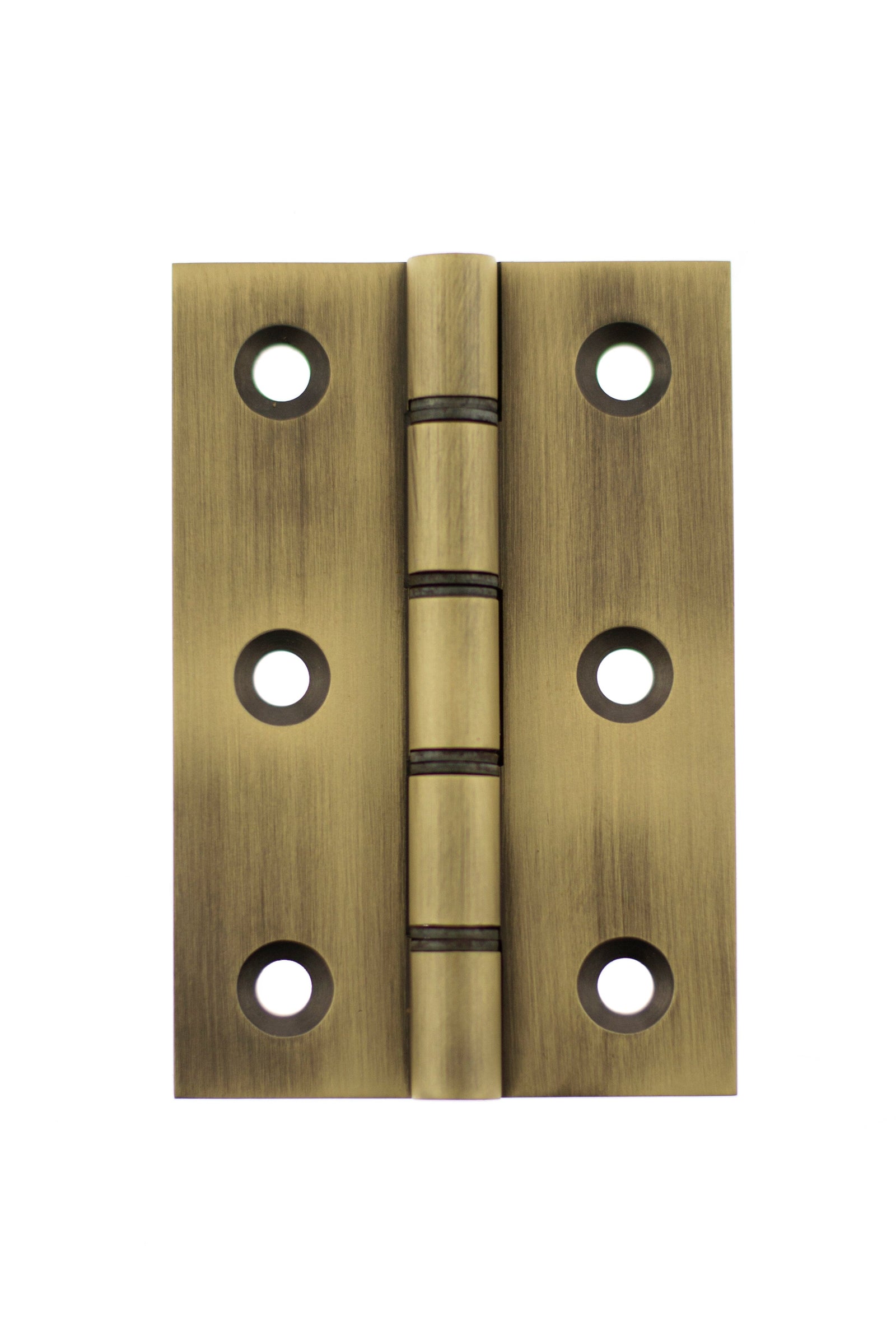 Atlantic Washered Hinges 3" x 2" x 2.2mm Hinges Atlantic 3" x 2" x 2.2mm Pair Matt Antique Brass