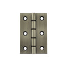 Atlantic Washered Hinges 3" x 2" x 2.2mm Hinges Atlantic 3" x 2" x 2.2mm Pair Matt Gun Metal