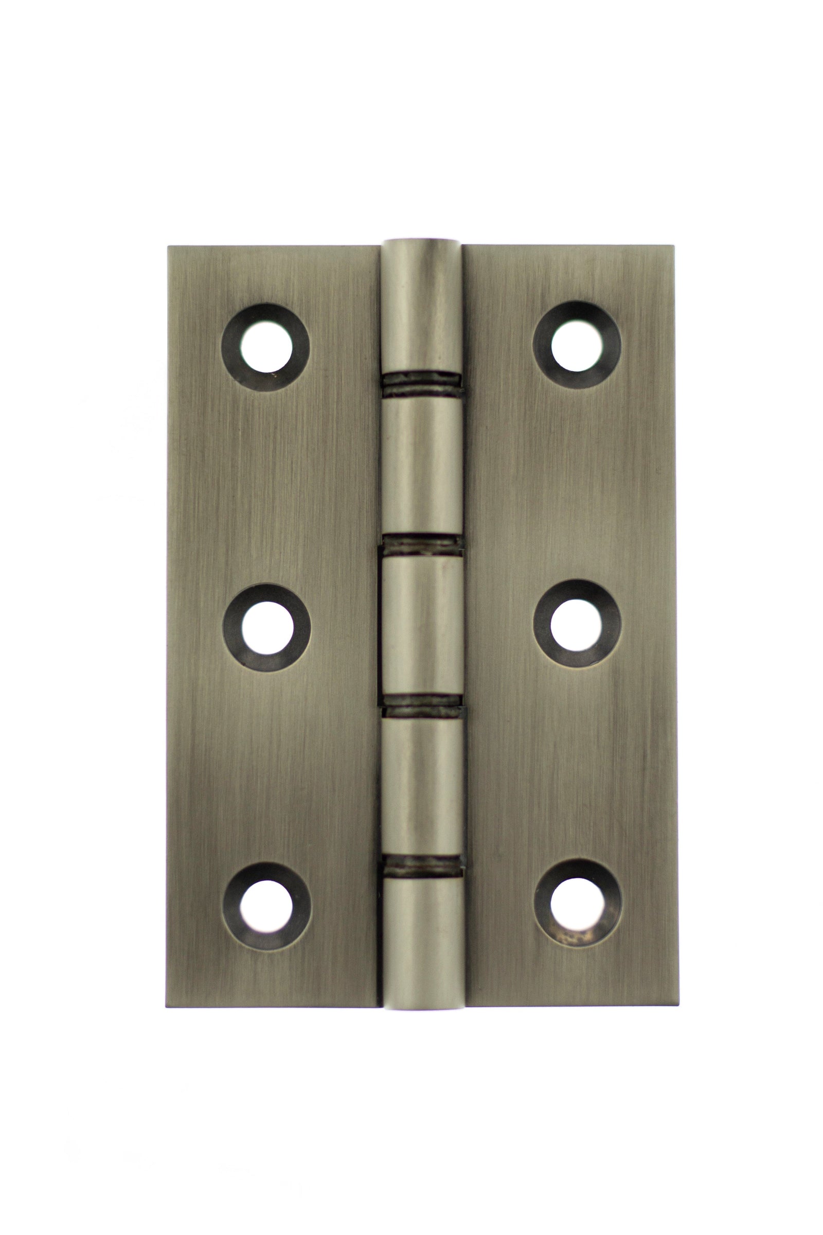 Atlantic Washered Hinges 3" x 2" x 2.2mm Hinges Atlantic 3" x 2" x 2.2mm Pair Matt Gun Metal