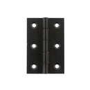 Atlantic Washered Hinges 3" x 2" x 2.2mm Hinges Atlantic 3" x 2" x 2.2mm Pair Matt Black