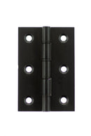 Atlantic Washered Hinges 3" x 2" x 2.2mm Hinges Atlantic 3" x 2" x 2.2mm Pair Matt Black