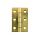 Atlantic Washered Hinges 3" x 2" x 2.2mm Hinges Atlantic 3" x 2" x 2.2mm Pair Polished Brass