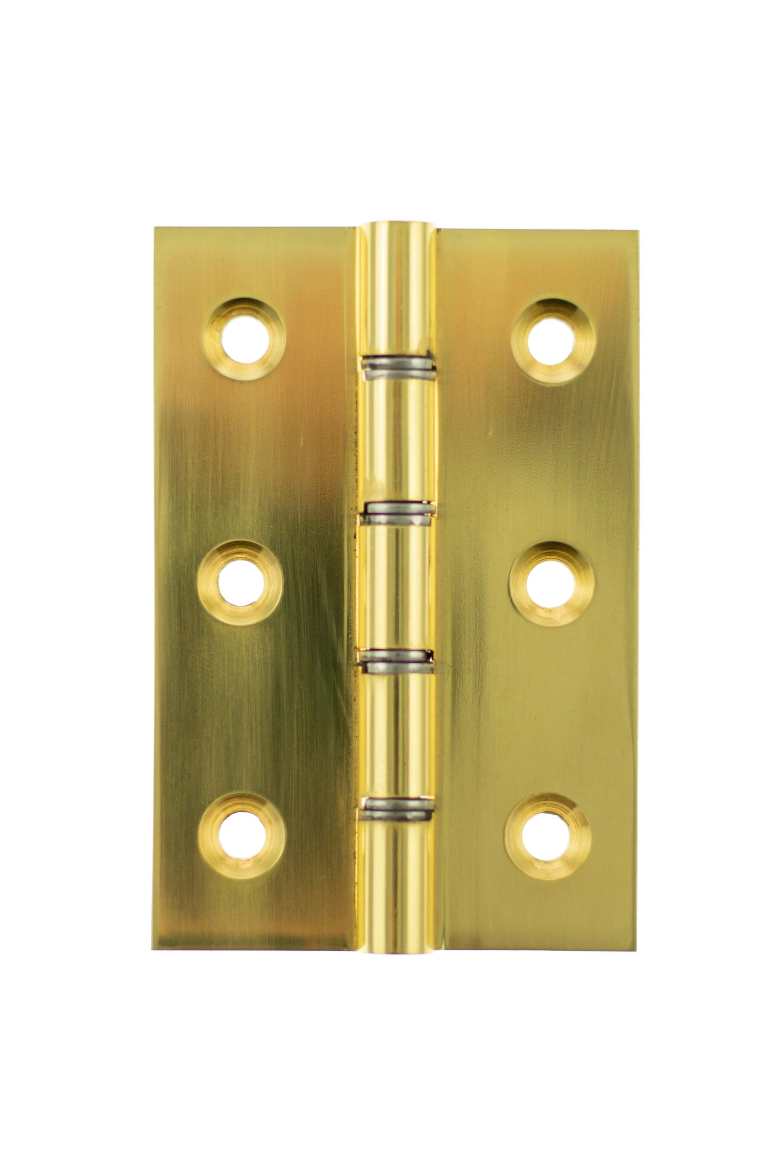 Atlantic Washered Hinges 3" x 2" x 2.2mm Hinges Atlantic 3" x 2" x 2.2mm Pair Polished Brass