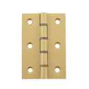 Atlantic Washered Hinges 3" x 2" x 2.2mm Hinges Atlantic 3" x 2" x 2.2mm Pair Satin Brass