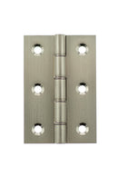 Atlantic Washered Hinges 3" x 2" x 2.2mm Hinges Atlantic 3" x 2" x 2.2mm Pair Satin Nickel