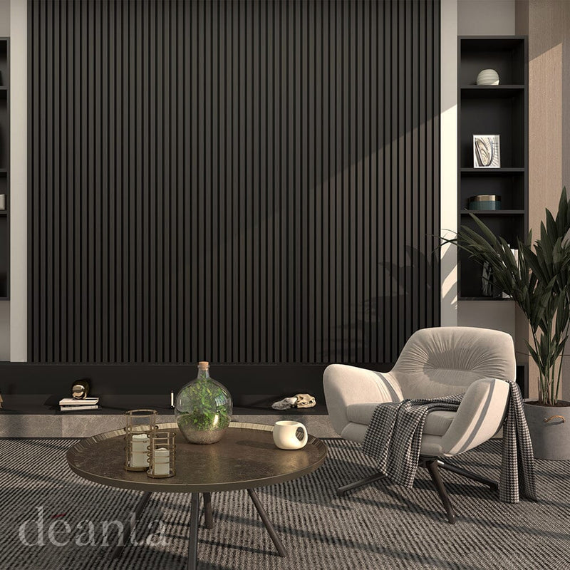 Immerse Acoustic Wall Panelling Black