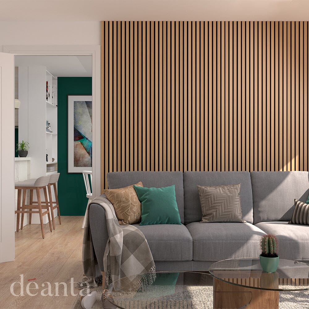 Immerse Acoustic Wall Panelling Oak Wall Panelling Deanta 