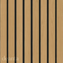 Immerse Acoustic Wall Panelling Oak PLUS Wall Panelling Deanta 