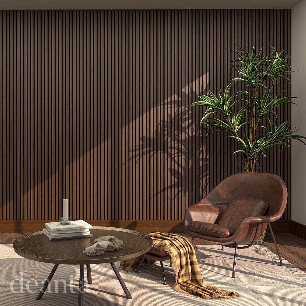 Immerse Acoustic Wall Panelling Walnut Wall Panelling Deanta 