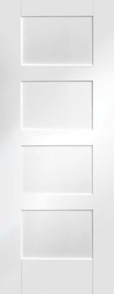 Shaker 4 Panel Internal White Primed Fire Door