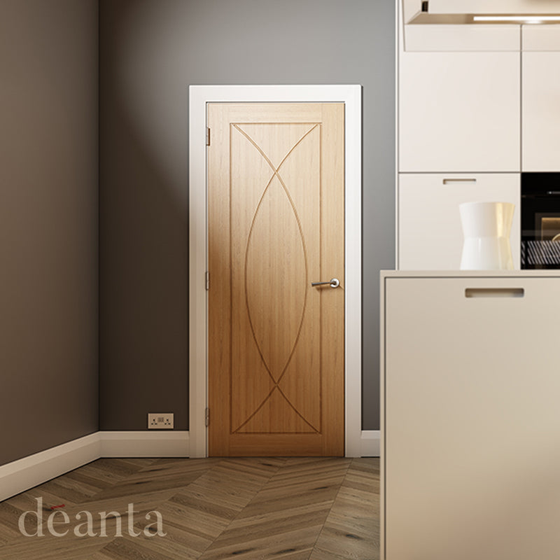 Amalfi Prefinished Oak FD30 Internal Fire Door