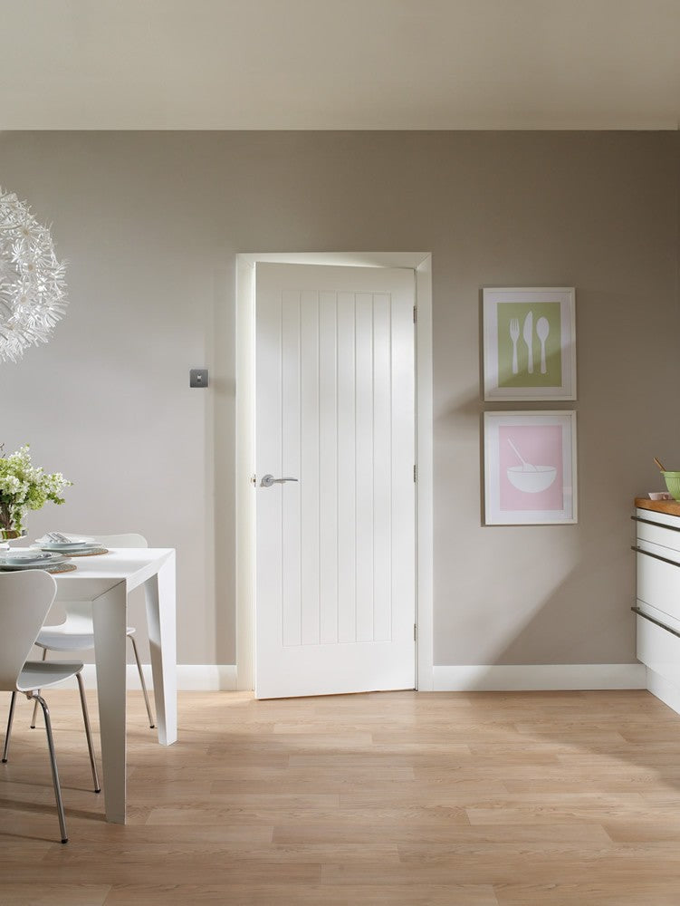 Suffolk White Primed Internal Door