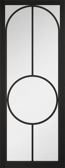 Black Bowery Clear Glazed Pre-Finished Internal Door Internal Door LPD Doors 