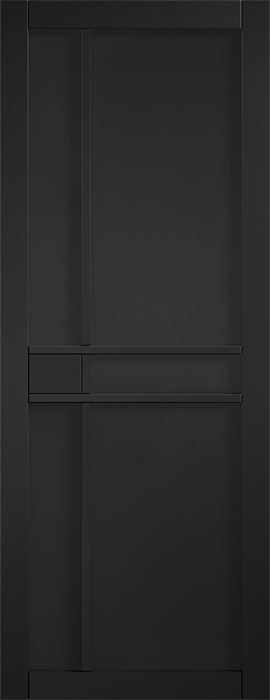 Black Greenwich Solid Pre-Finished Internal Door