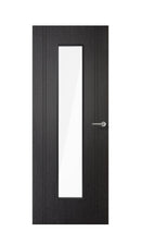 Laminate Black Monaco Glazed Pre-Finished Internal Door Internal Door LPD Doors 