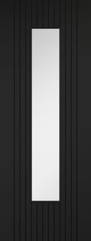 Black Laminate Sydney Glazed Pre-Finished Internal Door Internal Door LPD Doors 