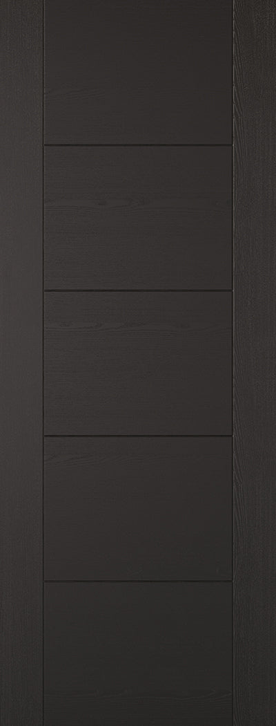 Black Laminated Vancouver Pre-Finished Internal Fire Door FD30